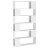 Stella Homewares Book Cabinet Room Divider White 100x24x188 cm