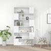 Stella Homewares Book Cabinet Room Divider White 100x24x188 cm