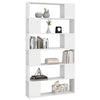 Stella Homewares Book Cabinet Room Divider White 100x24x188 cm