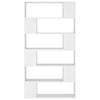 Stella Homewares Book Cabinet Room Divider White 100x24x188 cm