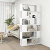 Stella Homewares Book Cabinet Room Divider White 100x24x188 cm
