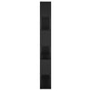 Stella Homewares Book Cabinet Room Divider Black 100x24x188 cm