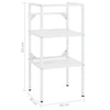 Stella Homewares Bathroom Washbasin Frame White 40x38x83 cm Iron