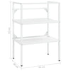 Stella Homewares Bathroom Washbasin Frame White 59x38x83 cm Iron
