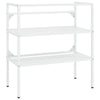 Stella Homewares Bathroom Washbasin Frame White 79x38x83 cm Iron