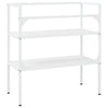 Stella Homewares Bathroom Washbasin Frame White 79x38x83 cm Iron