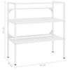 Stella Homewares Bathroom Washbasin Frame White 79x38x83 cm Iron
