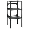 Stella Homewares Bathroom Washbasin Frame Black 40x38x83 cm Iron