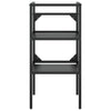 Stella Homewares Bathroom Washbasin Frame Black 40x38x83 cm Iron