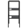 Stella Homewares Bathroom Washbasin Frame Black 40x38x83 cm Iron