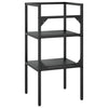 Stella Homewares Bathroom Washbasin Frame Black 40x38x83 cm Iron