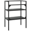 Stella Homewares Bathroom Washbasin Frame Black 59x38x83 cm Iron