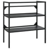 Stella Homewares Bathroom Washbasin Frame Black 79x38x83 cm Iron