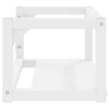 Stella Homewares Wall-mounted Bathroom Washbasin Frame White 59x38x31 cm Iron