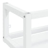 Stella Homewares Wall-mounted Bathroom Washbasin Frame White 59x38x31 cm Iron