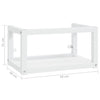 Stella Homewares Wall-mounted Bathroom Washbasin Frame White 59x38x31 cm Iron