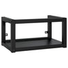 Stella Homewares Wall-mounted Bathroom Washbasin Frame Black 59x38x31 cm Iron
