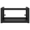 Stella Homewares Wall-mounted Bathroom Washbasin Frame Black 59x38x31 cm Iron