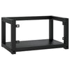 Stella Homewares Wall-mounted Bathroom Washbasin Frame Black 59x38x31 cm Iron