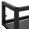 Stella Homewares Wall-mounted Bathroom Washbasin Frame Black 59x38x31 cm Iron