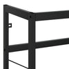 Stella Homewares Bathroom Washbasin Frame Black 59x38x83 cm Iron