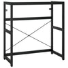 Stella Homewares Bathroom Washbasin Frame Black 79x38x83 cm Iron