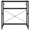Stella Homewares Bathroom Washbasin Frame Black 79x38x83 cm Iron