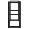 Stella Homewares Bathroom Washbasin Frame Black 79x38x83 cm Iron