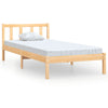 Stella Homewares Bed Frame without Mattress Solid Wood 90x190 cm