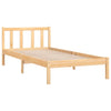 Stella Homewares Bed Frame without Mattress Solid Wood 90x190 cm