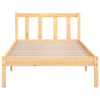 Stella Homewares Bed Frame without Mattress Solid Wood 90x190 cm