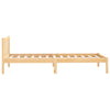 Stella Homewares Bed Frame without Mattress Solid Wood 90x190 cm