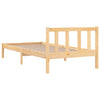 Stella Homewares Bed Frame without Mattress Solid Wood 90x190 cm