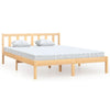 Stella Homewares Bed Frame without Mattress Solid Wood 135x190 cm