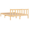 Stella Homewares Bed Frame without Mattress Solid Wood 135x190 cm