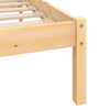 Stella Homewares Bed Frame without Mattress Solid Wood 135x190 cm