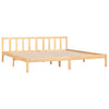 Stella Homewares Bed Frame without Mattress Solid Wood 183x203 cm King