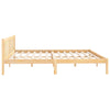 Stella Homewares Bed Frame without Mattress Solid Wood 183x203 cm King