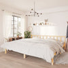Stella Homewares Bed Frame without Mattress Solid Wood 183x203 cm King