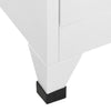 Stella Homewares Locker Cabinet White 90x45x180 cm Steel