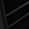 Stella Homewares Garden Storage Cabinet Black 65x45x88 cm PP Rattan