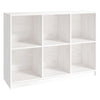 Stella Homewares Book Cabinet White 104x33x76 cm Solid Pinewood