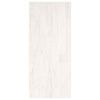 Stella Homewares Book Cabinet White 104x33x76 cm Solid Pinewood