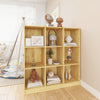 Stella Homewares Book Cabinet/Room Divider 104x33.5x110 cm Solid Pinewood