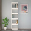 Stella Homewares Book Cabinet/Room Divider White 40x35x167 cm Solid Wood Pine
