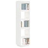 Stella Homewares Book Cabinet/Room Divider White 40x35x167 cm Solid Wood Pine