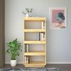 Stella Homewares Book Cabinet/Room Divider 60x35x135 cm Solid Pinewood