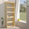 Stella Homewares Book Cabinet/Room Divider 60x35x167 cm Solid Pinewood