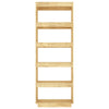 Stella Homewares Book Cabinet/Room Divider 60x35x167 cm Solid Pinewood