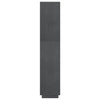 Stella Homewares Book Cabinet/Room Divider Grey 60x35x167 cm Solid Pinewood